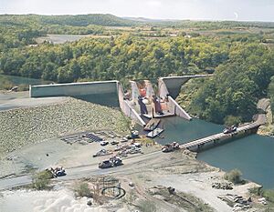 Early Tellico Dam Construction