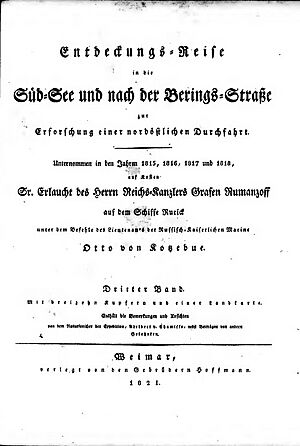 Entdeckungs Otto von Kotzebue