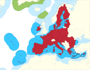 European Union Exclusive Economic Zones