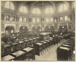 Fisher Fine Arts Library Reading Room 1900