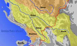 Flüsse in Südalbanien