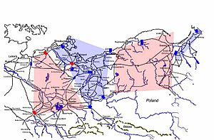 German situation after the taking of Frankfurt and Landsburg