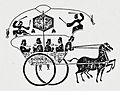 Han dynasty odometer cart