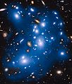 Hubble sees ghost light from dead galaxies in galaxy cluster Abell 2744