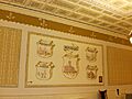 Inside of Blackford County Courthouse (wall with townships)