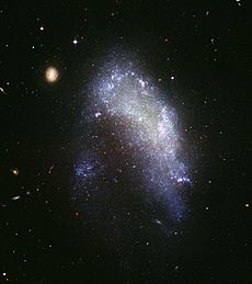 Irregular galaxy NGC 1427A (captured by the Hubble Space Telescope)