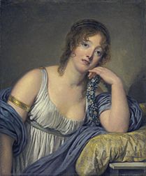 Jeanne Philiberte Ledoux, by Jean-Baptiste Greuze