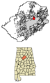 Jefferson County Alabama Incorporated and Unincorporated areas Tarrant Highlighted 0174976