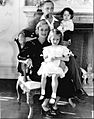 John Barrymore and family 1934