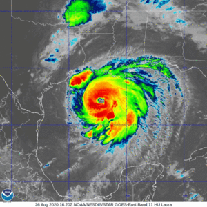 Laura 2020-08-26 1800Z Landfall to 2020-08-28 0200Z