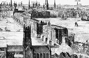 London Bridge (1616) by Claes Van Visscher