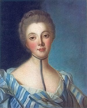 Louise Marie Madeleine Fontaine by Jean-Marc Nattier, ca 1733