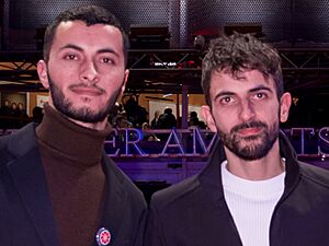 MKr354249 Basel Adra and Yuval Abraham (Dokumentarfilmpreis, Berlinale 2024) (cropped)