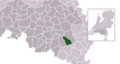 Map - NL - Municipality code 0743 (2009)