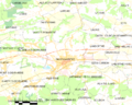 Map commune FR insee code 31483