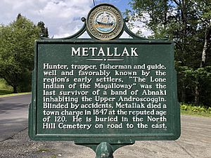 Metallak - NH historical marker 47