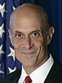 Michael Chertoff, official DHS photo portrait, 2007 (cropped)