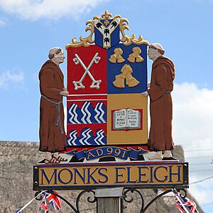 Monks Eleigh Village Sign