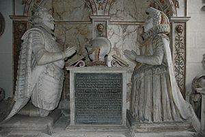 Monument of Sir Henry and Lady Anne Poole, Sapperton Church - geograph.org.uk - 788786