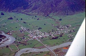 Aerial view of Murchison in 1978