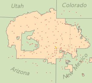 NavajoNation map en