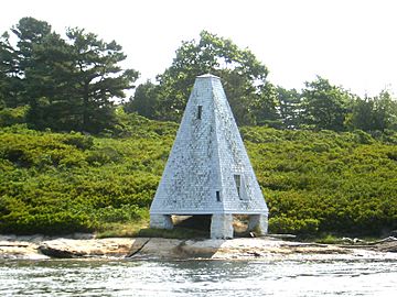 Perkins Island Maine Light Bell Tower 2009