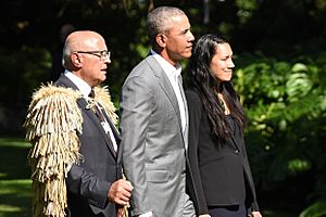 Piri Sciascia, Barack Obama and Te Amohaere Morehu