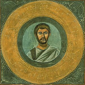 Portrait of Terence from Vaticana, Vat. lat