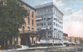 Postcard showing Aetna House and Temple Building, Danville, Illinois, USA circa 1908