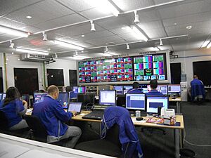 Production set of the 2010 FIFA World Cup