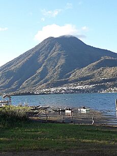Pueblo de San Pablo La Laguna, departamento de Sololá, Guatemala