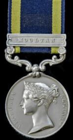Punjab Medal 1848-49 Obverse with clasp Mooltan.png
