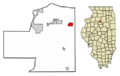 Putnam County Illinois Incorporated and Unincorporated areas Standard Highlighted