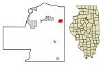 Location of Standard in Putnam County, Illinois.