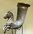 Rhyton Greek Thracian silver, end of 4th c BC, Prague Kinsky, NM-HM10 1407, 140856