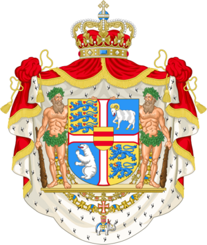 Royal coat of arms of Denmark (2024).svg