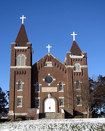 Saints Peter and Paul Catholic Church (Solon, Iowa) - exterior 2.jpg