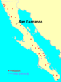 San Fernando map