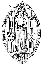 Seal of Joan II, Countess of Burgundy