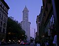 Seattle - Smith Tower - evening 02