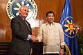 Secretary Tillerson Shakes Hands with President Rodrigo Duterte (36027526740)