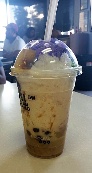Snoice Halo Halo with Ube Ice Cream