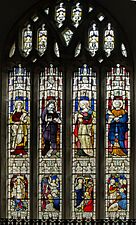 Stained glass window, St Olaf's church, Poughill (15615414489)