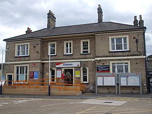 Staines station north building