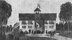 StateLibQld 1 196287 Plan of the new two storey clubhouse at Nudgee Golf Club, Brisbane, 1930