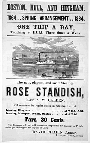 Steamer Boston Hull Hingham