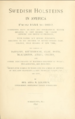 Swedish Holsteins in America (1892)