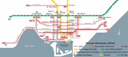 TTC streetcar map - 2016.png