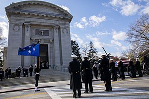 The funeral of retired Adm. James Holloway III, the 20th Chief of Naval Operations. (49243387437)