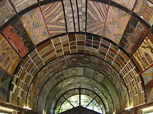 Tiwi Island art gallery ceiling